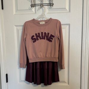 btween Pink and Purple Shine Sweatshirt